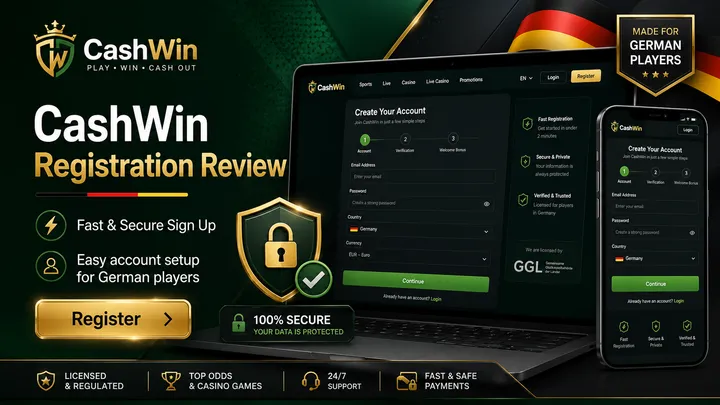 CashWin bonus Deutschland